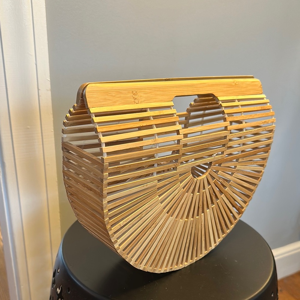 Cult Gaia Bamboo Arc Bag